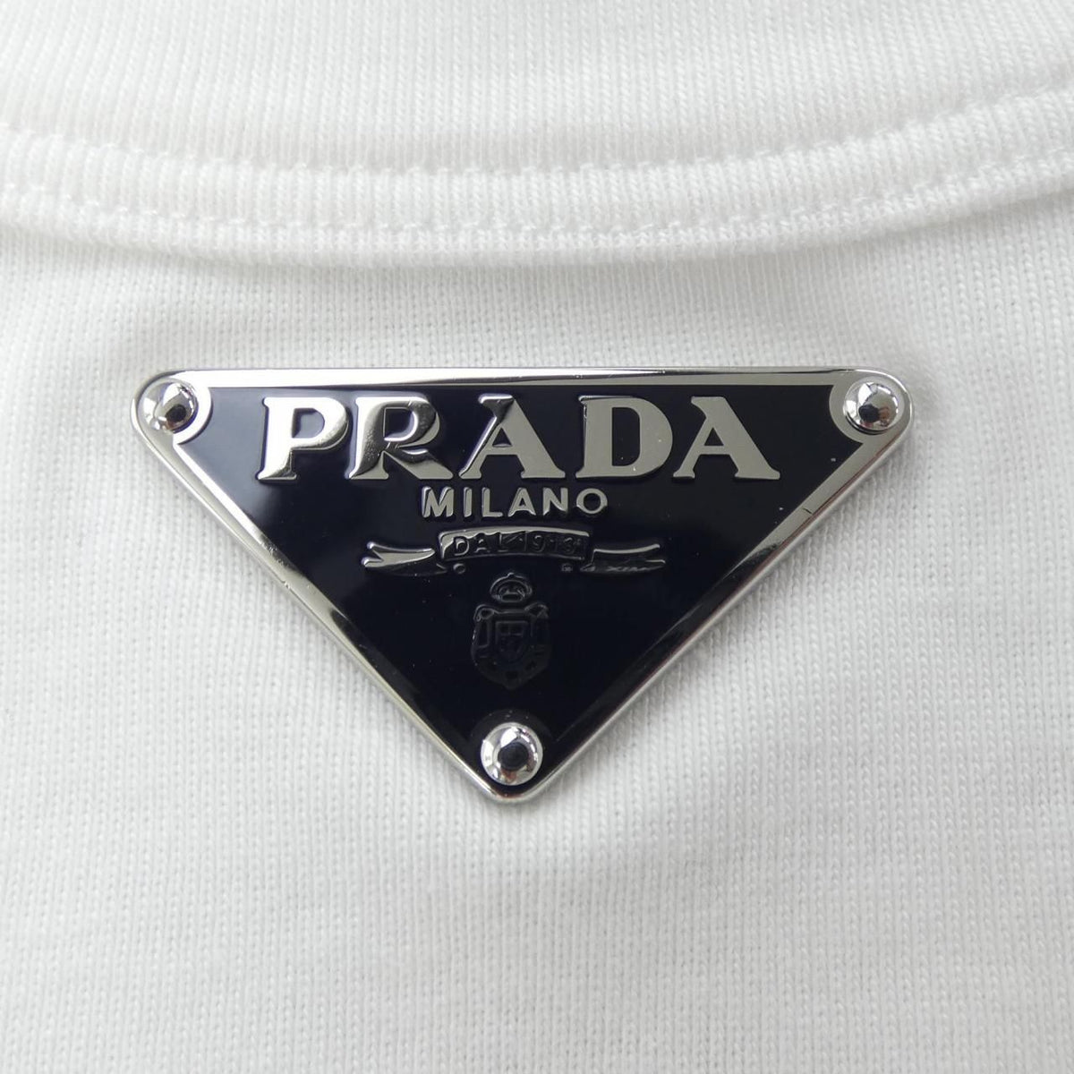 Prada Triangle Logo Tank Top — view 6