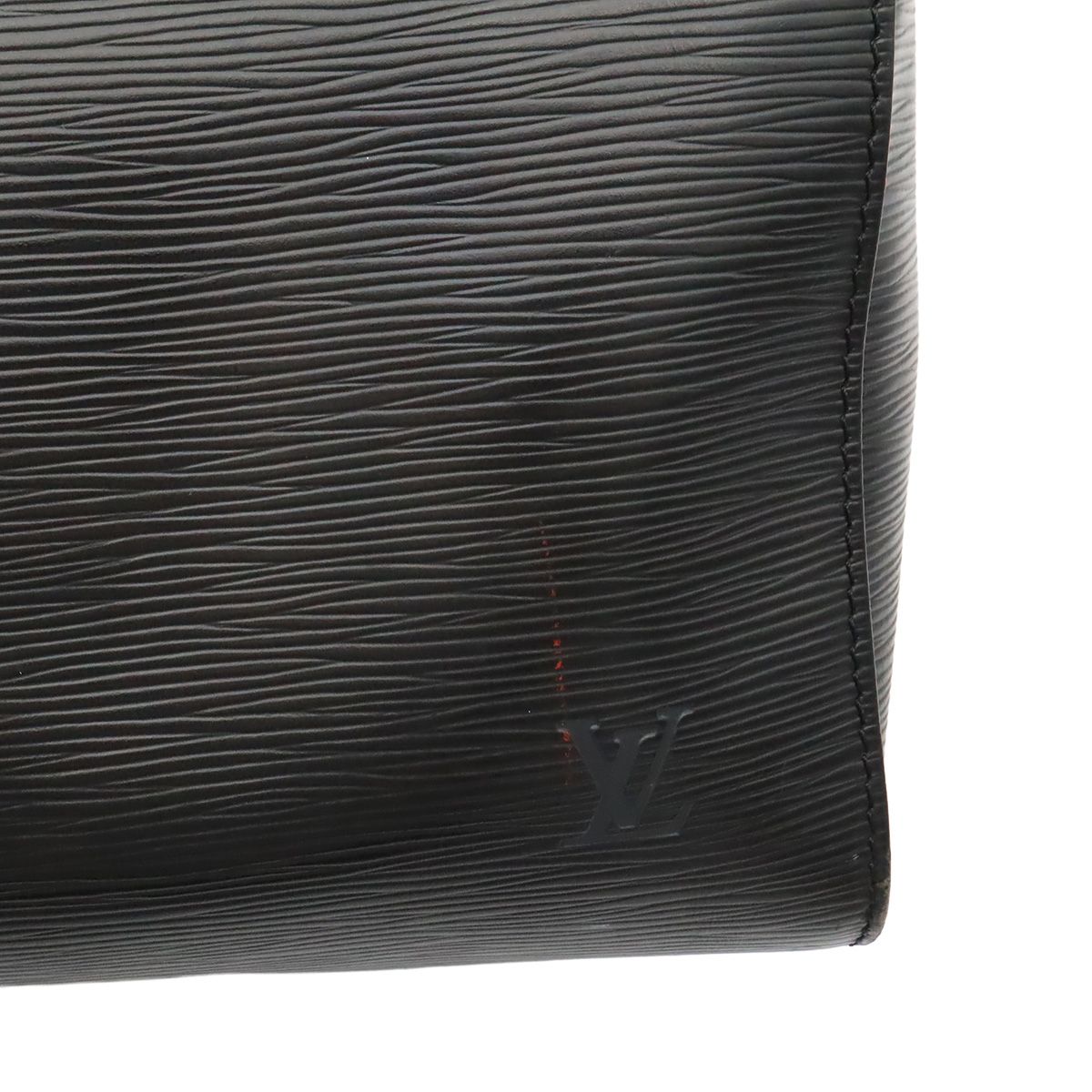 Louis Vuitton Purse Leather Noir Black Gold for Epi Keepall 45 Boston Bag — view 8