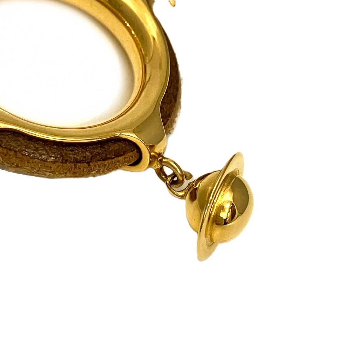 Hermes Scarf Ring Comet Leather — view 8