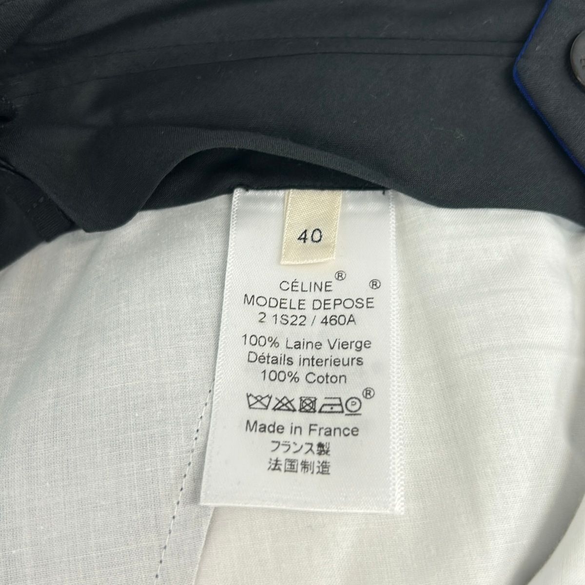 Celine Pants M Blue 40 — view 4