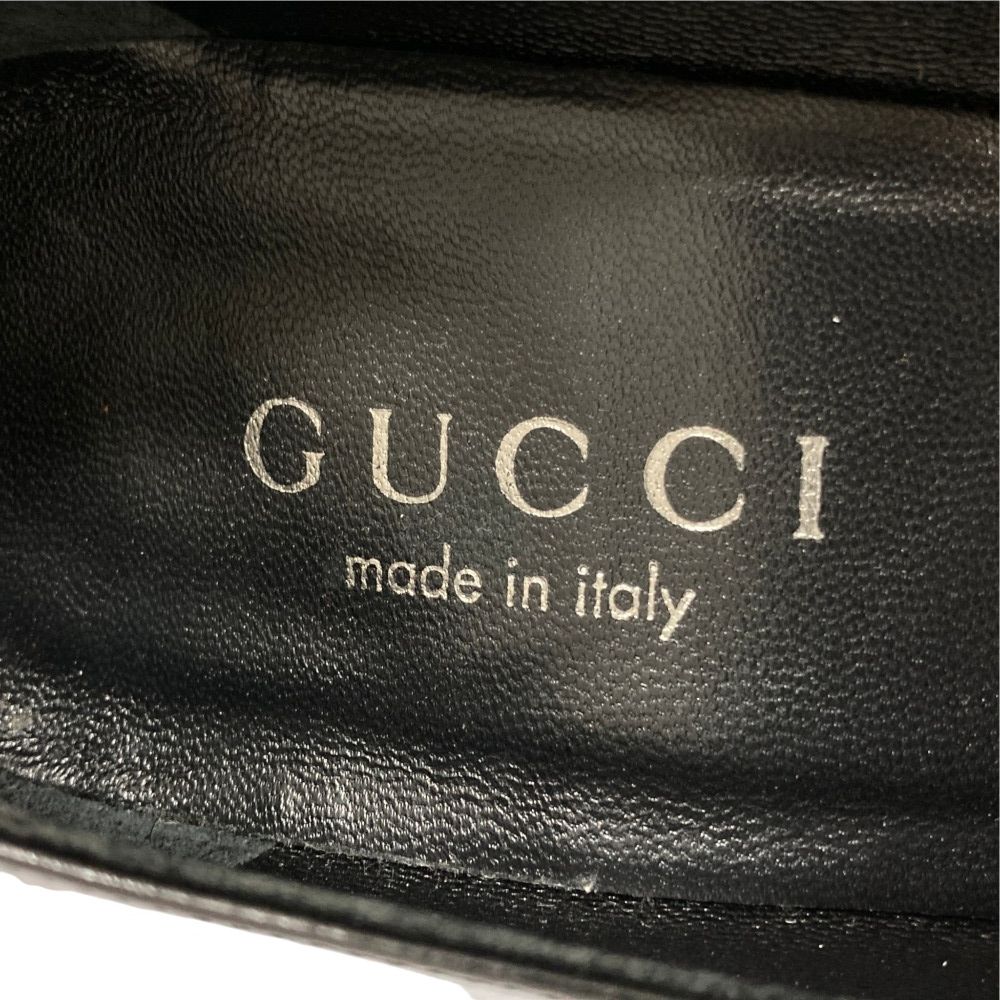 Gucci Tom Ford Era Horsebit Leather Pumps Black Heels — view 8