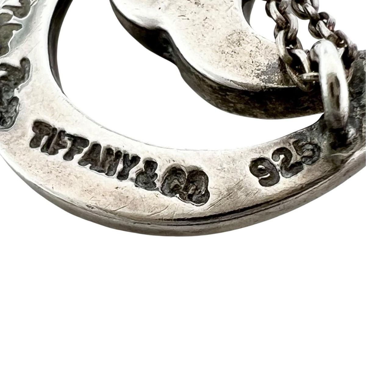 Tiffany & Co Crescent Moon 925 Sterling Silver Necklace — view 8