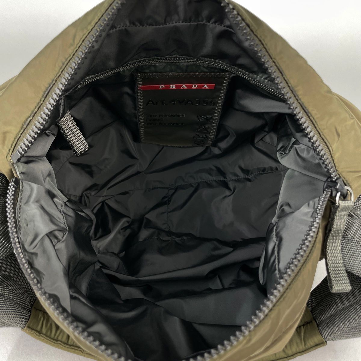 Prada Shoulder Bag Nylon Green — view 6