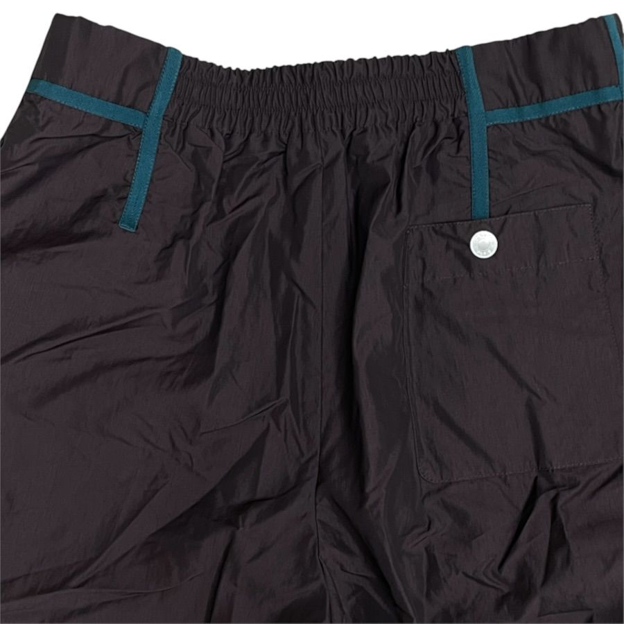 Hermes Track Pants Jogger Side Line Hem Zip Cotton Polyester Black Casual — view 8