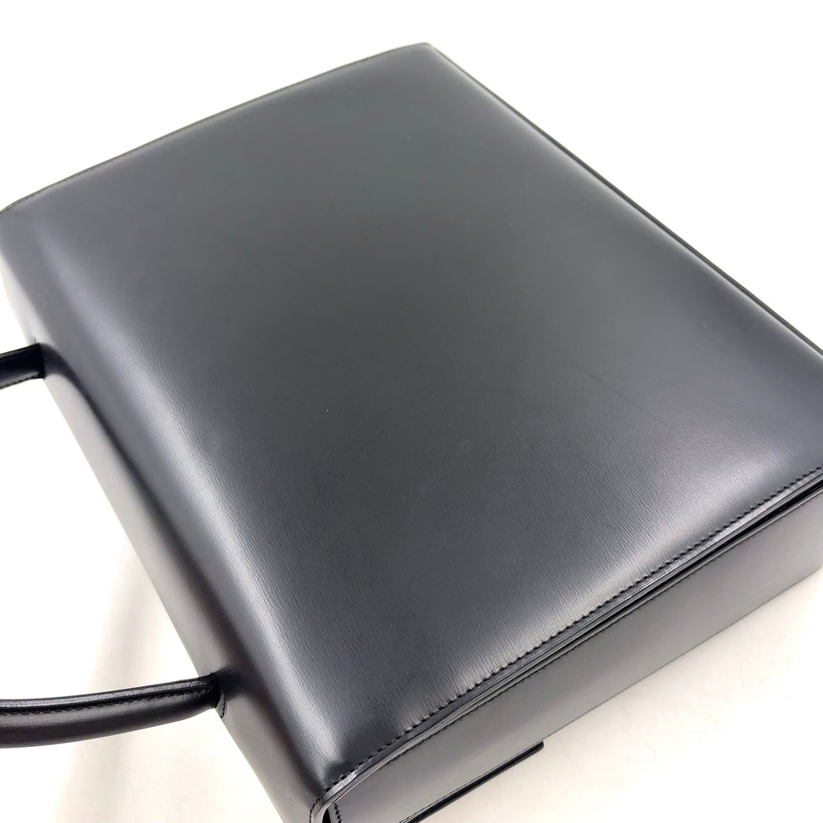 Cartier Panthere Leather Black Handbag Silver — view 8