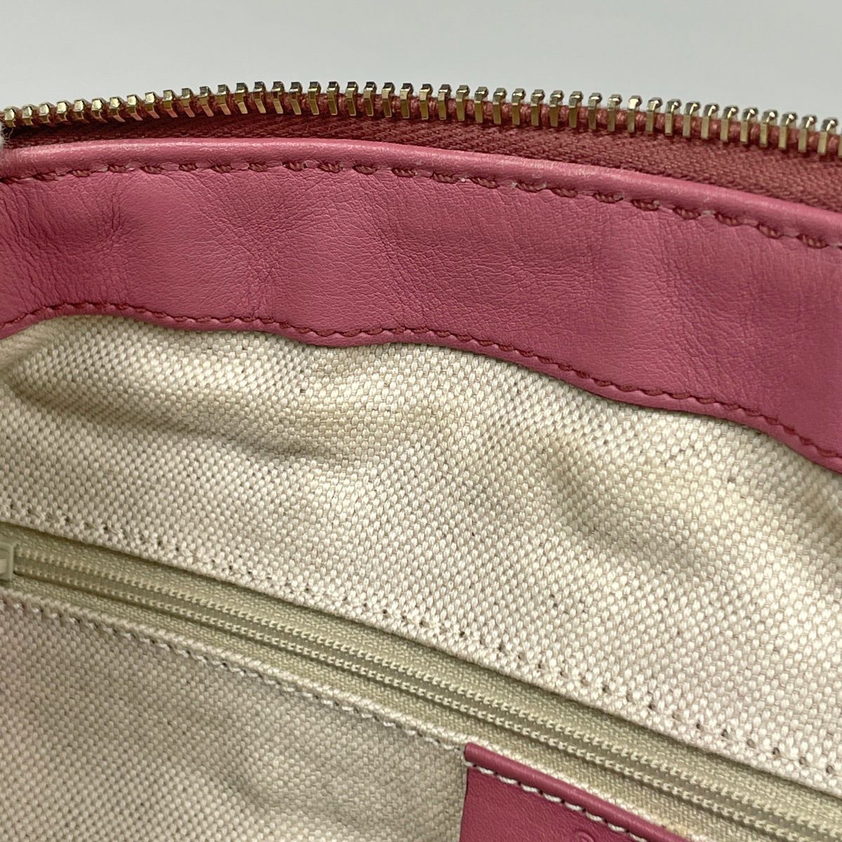 Gucci Handbag Sukey Micro 2-Way Leather Pink — view 8
