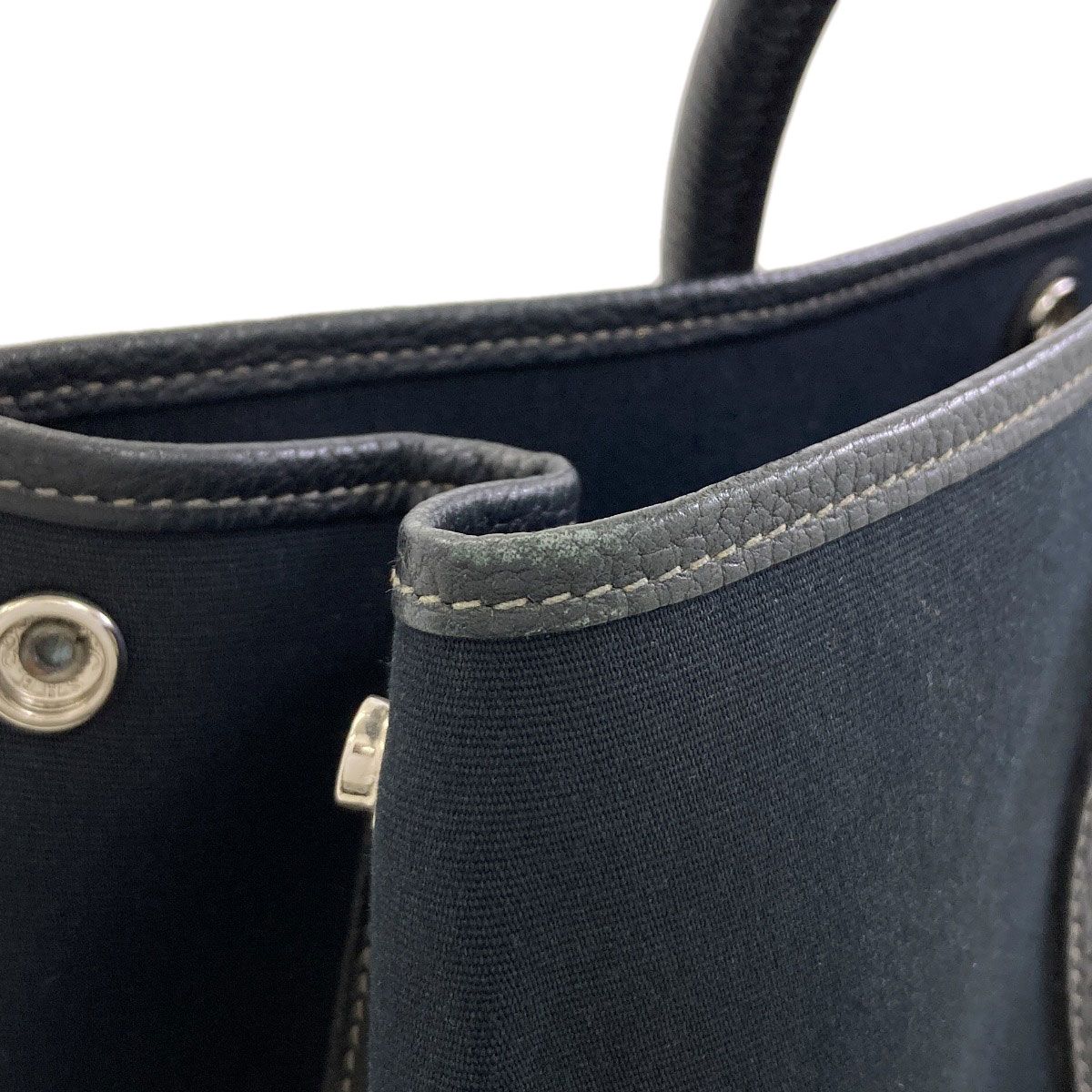 Hermes Garden Party PM Tote Bag Toile Negonda — view 8