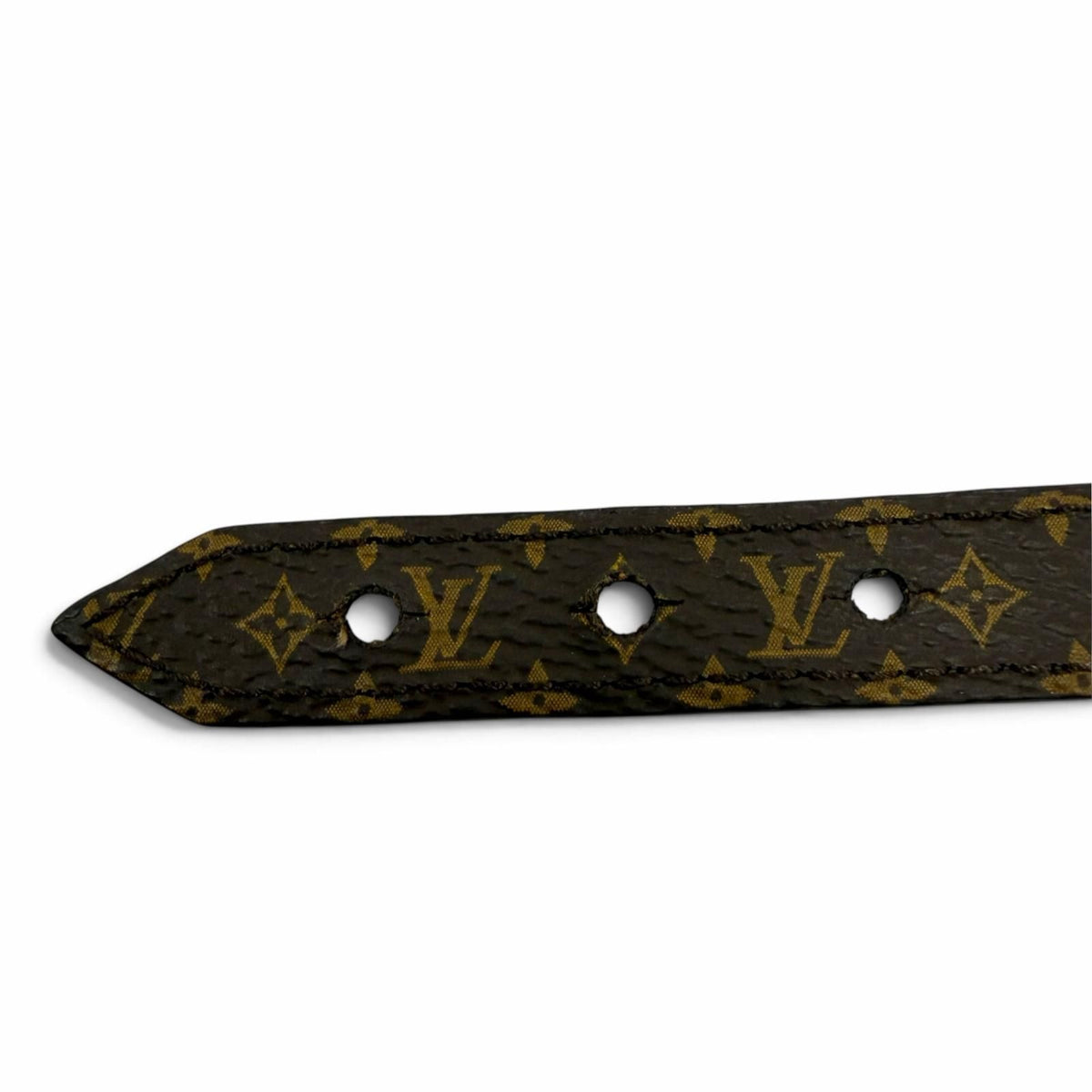 Louis Vuitton Monogram Bracelet LV Iconic Leather Brown 19 — view 8