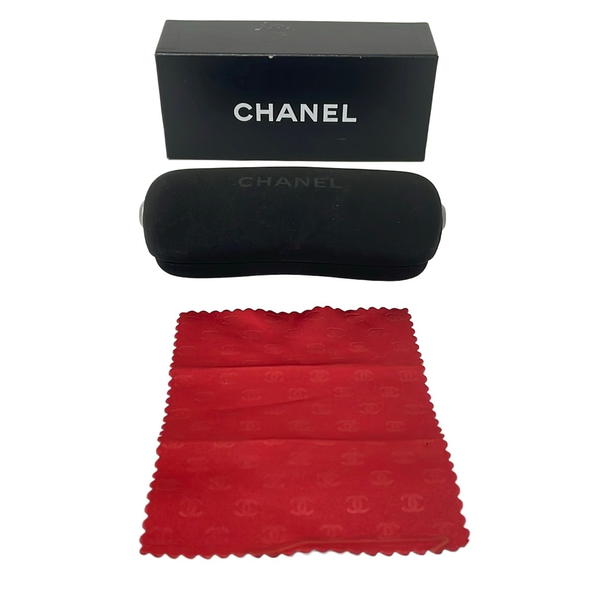 Chanel Sunglasses Dark Navy Bordeaux CC Logo Gold Quilted Eyewear — view 6