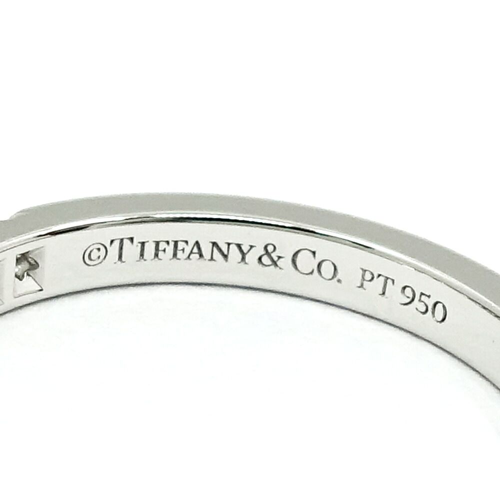Tiffany & Co Soleste Half Eternity Diamond Ring Platinum — view 8