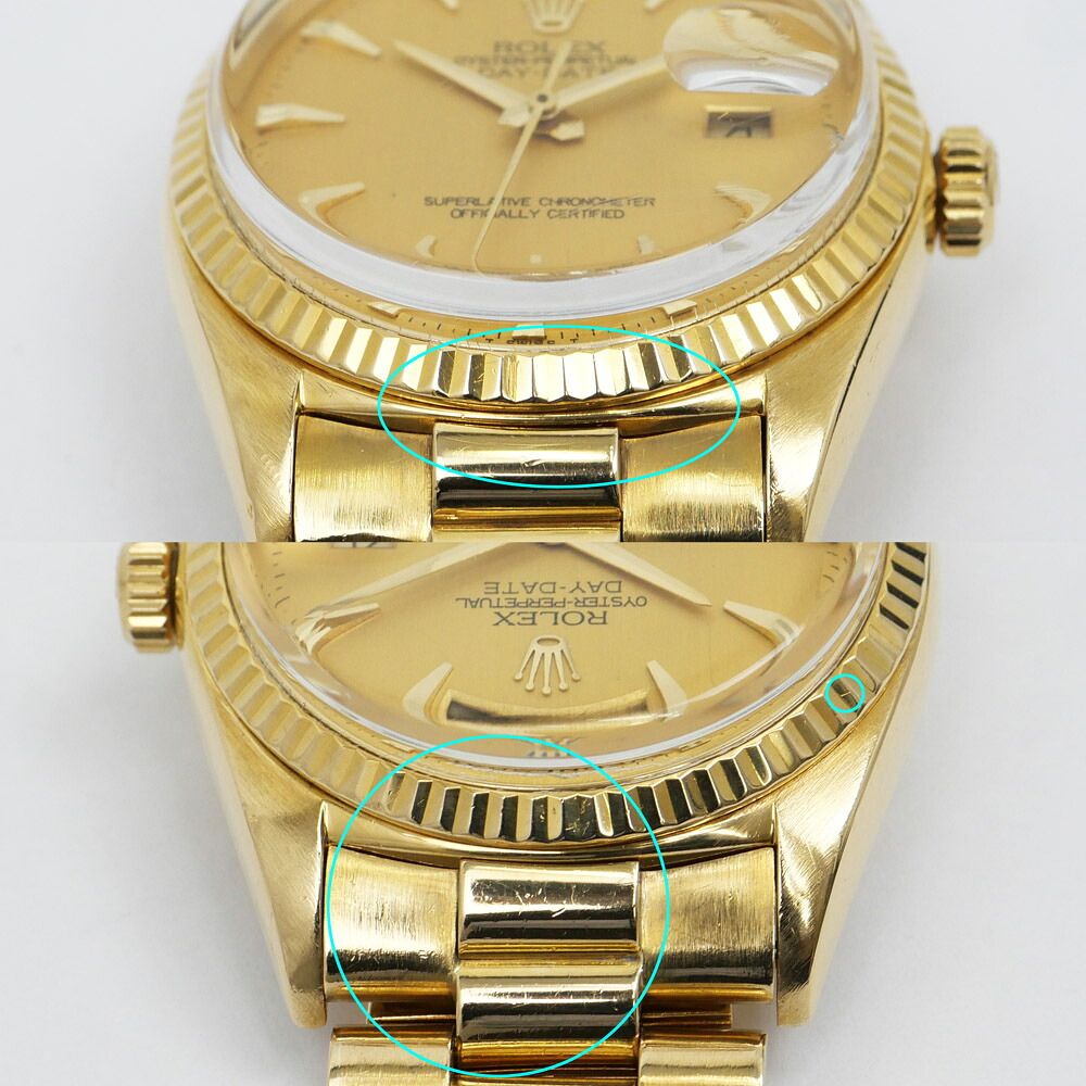 Rolex Day Date 81 Champagne Dial YG Vintage Automatic Watch OH Completed — view 8