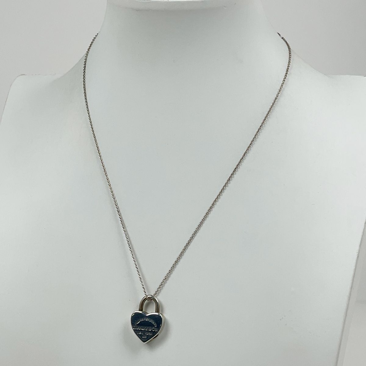 Tiffany & Co Necklace Return to Heart Motif 925 Sterling Silver — view 4