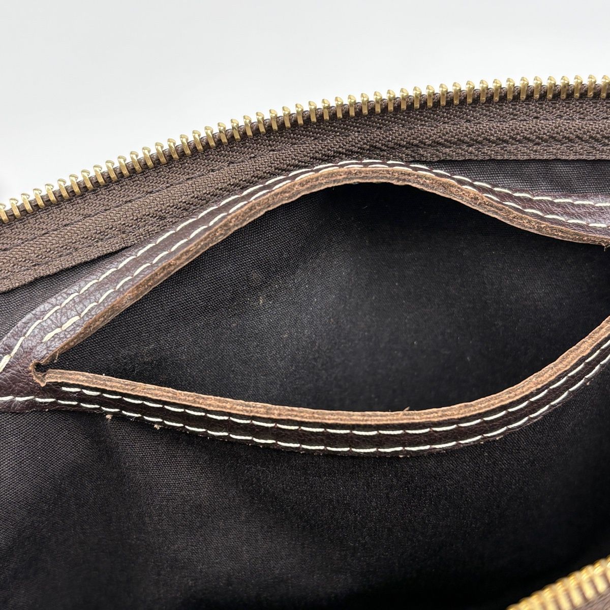 Louis Vuitton Speedy 30 Boston Bag Monogram Mini Lin Ebene — view 8