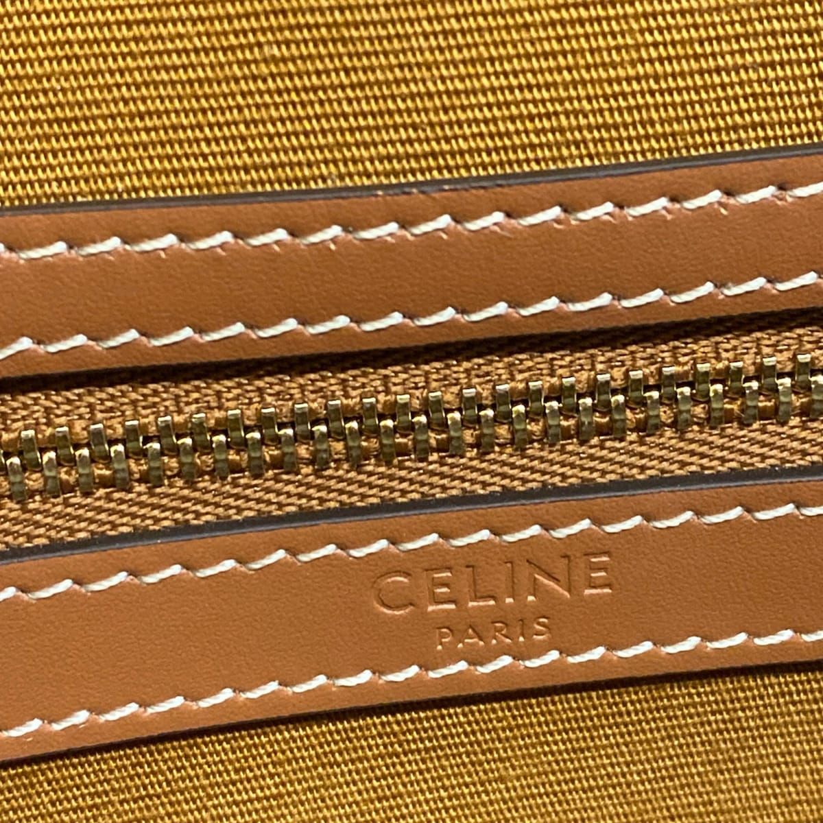 Celine Tote Bag Small Cabas Tan — view 8
