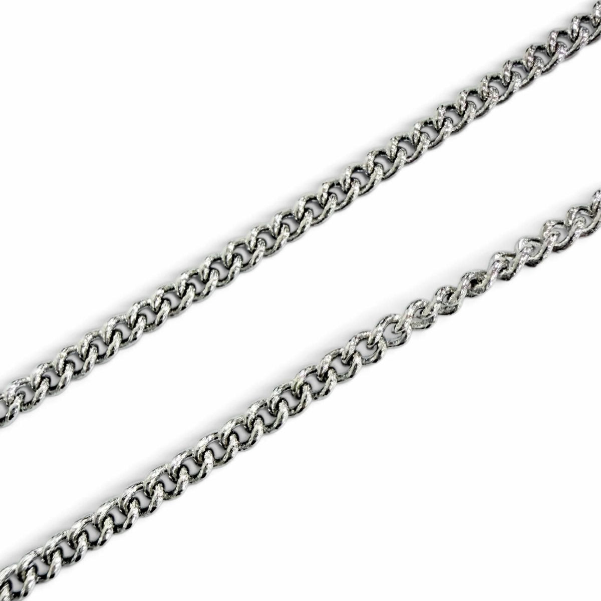 Chanel CC Logo Crystal Cube Pendant Silver — view 8