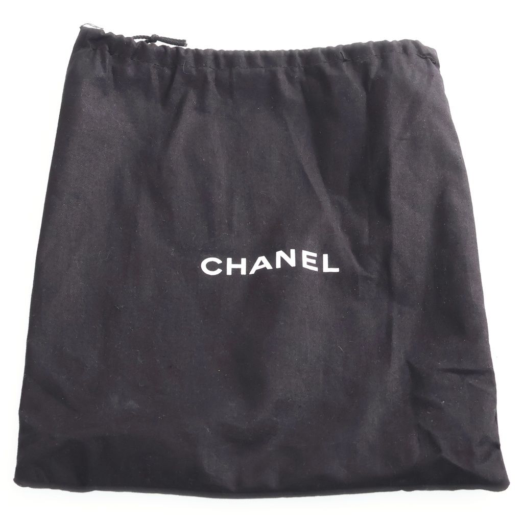 Chanel 25 Caviar Leather Double Flap Chain Shoulder Bag Silver White — view 8