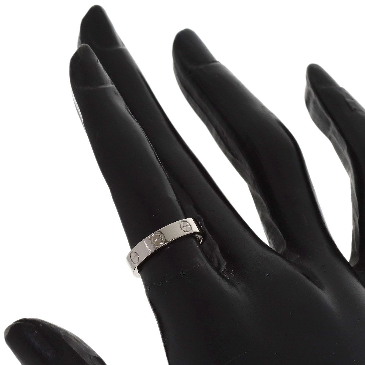 Cartier Mini Love Ring 48 18k White Gold — view 6