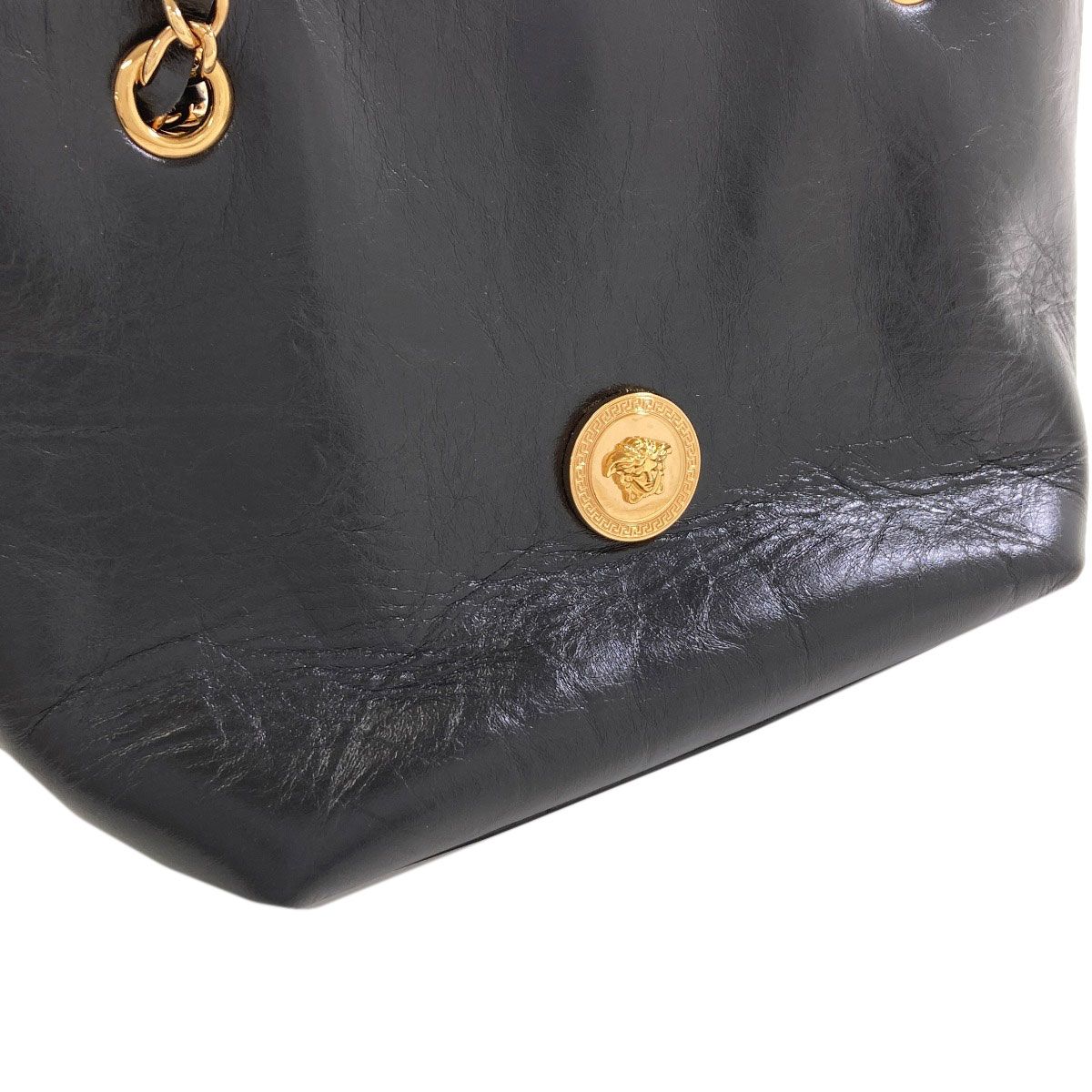 Versace Medusa Logo Tote Bag Calfskin — view 8