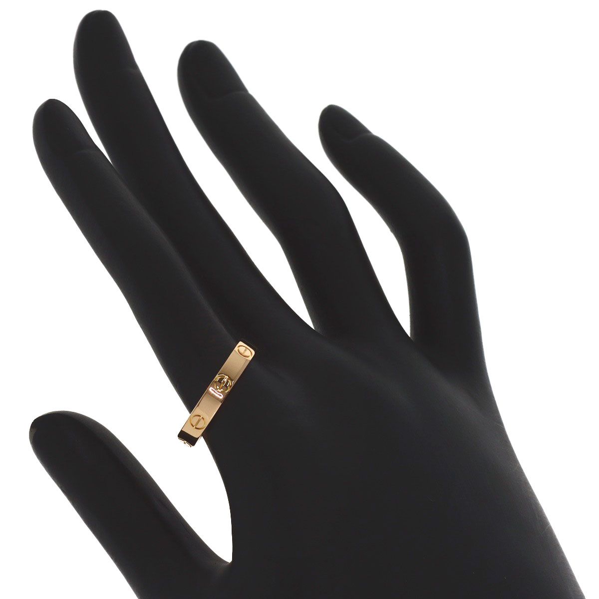 Cartier Mini Love Ring 58 18k Pink Gold — view 5
