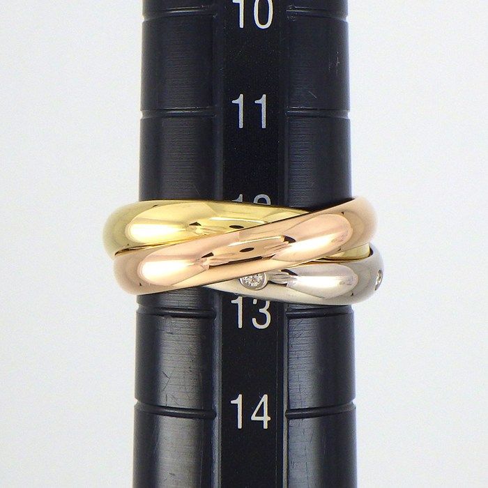Cartier Ring Trinity Classic Model MM Three Color Diamond — view 8
