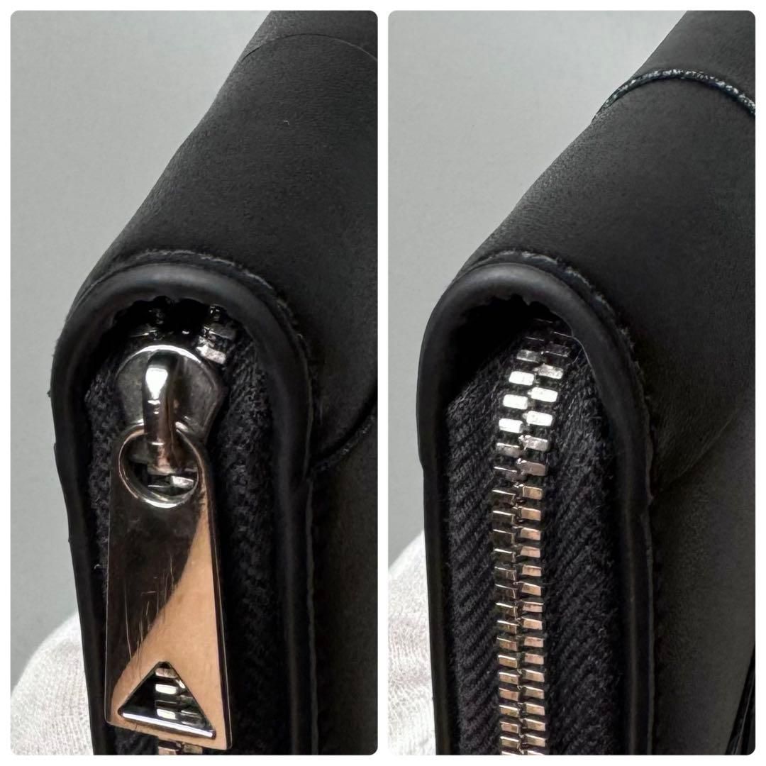 Bottega Veneta Cassette Zip Around Wallet Black — view 8
