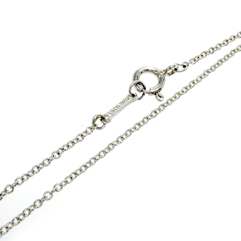 Tiffany & Co Silver Elsa Peretti Small Cross Necklace — view 8