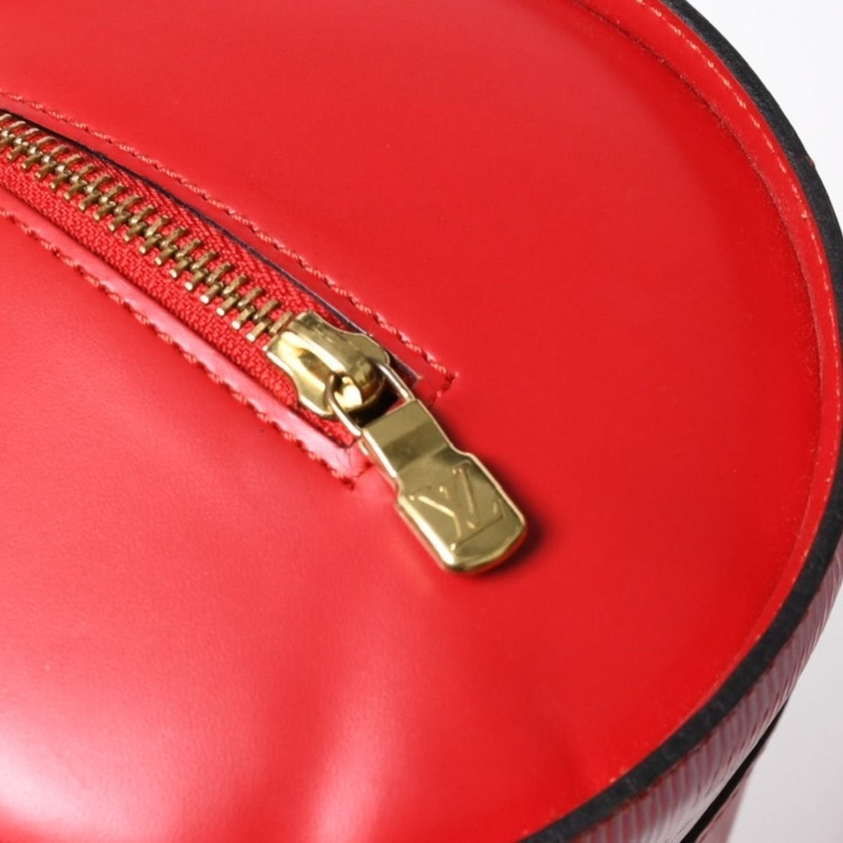 Louis Vuitton Tote Bag Epi Soufflot Red Gold — view 8