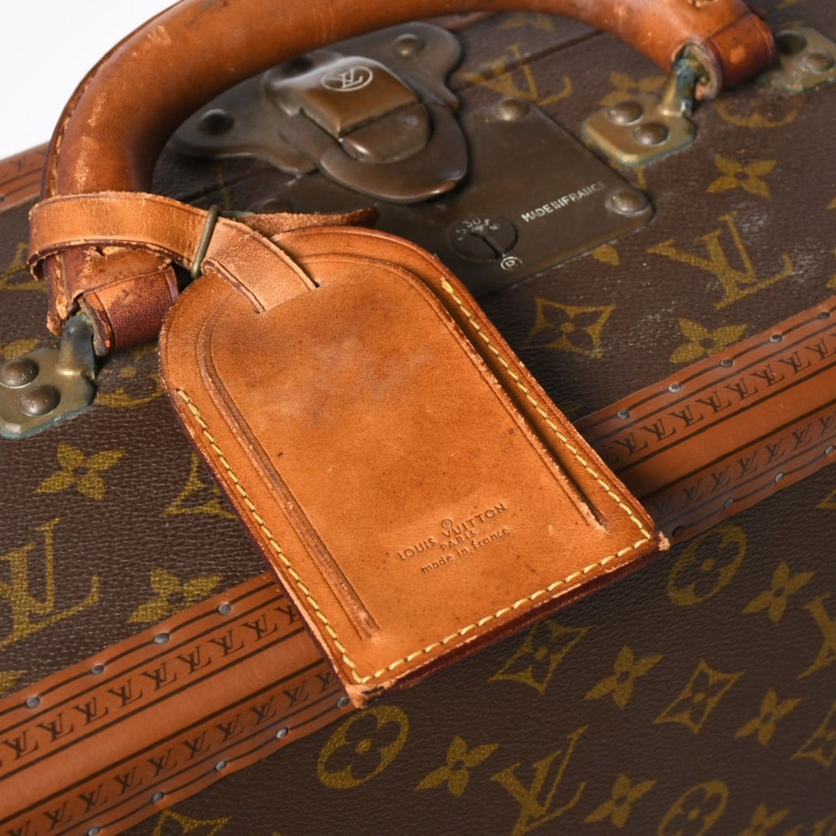Louis Vuitton Alzer 70 Trunk Case Hard Monogram Leather — view 8