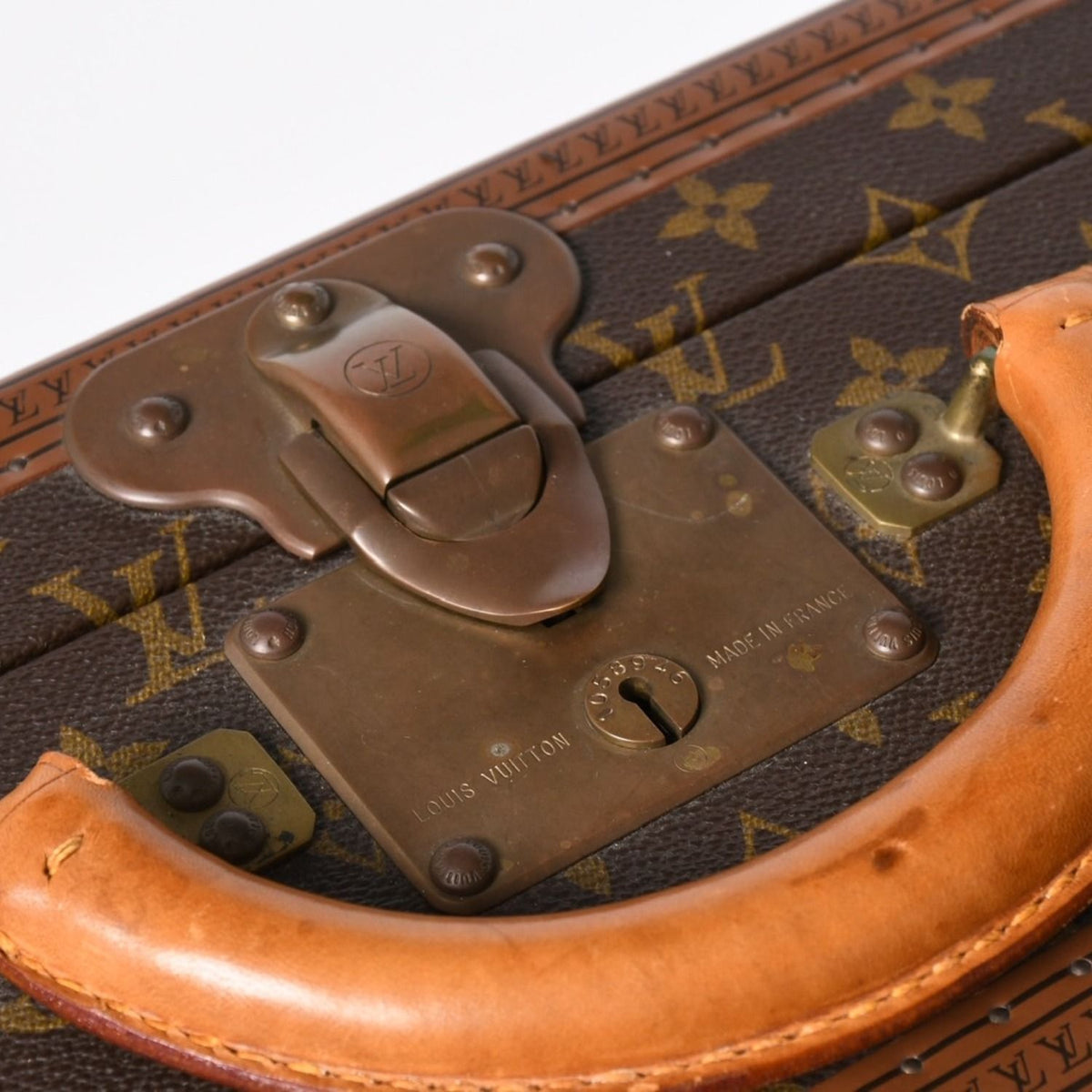 Louis Vuitton Alzer 55 Trunk Case Hard Monogram Leather — view 8