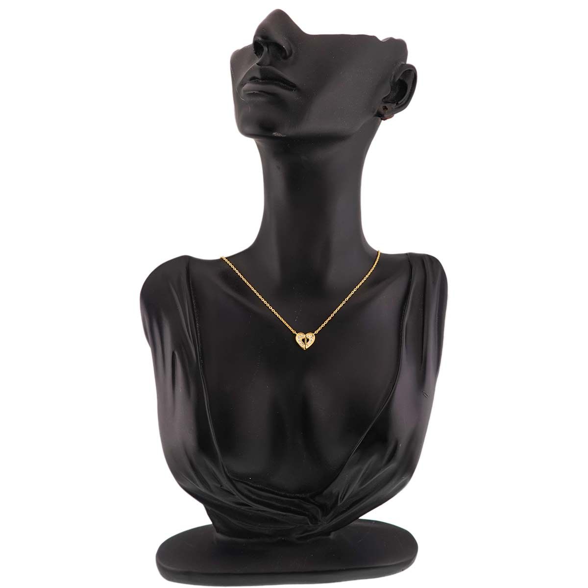 Dior Diamond Necklace 41 18k Yellow Gold 750 Heart — view 7
