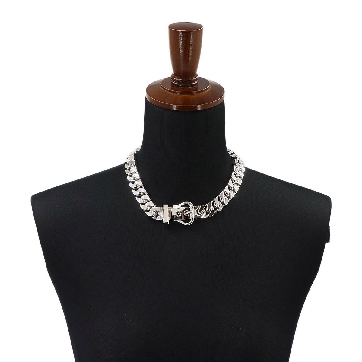 Hermes Boucles Sellier GM Necklace 925 Sterling Silver — view 7