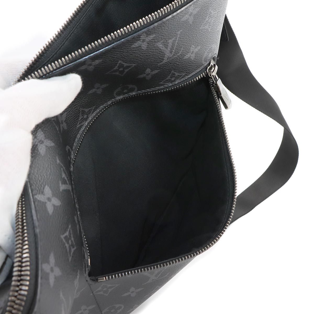 Louis Vuitton Monogram Eclipse Flash Apollo Messenger PM Shoulder Bag — view 8