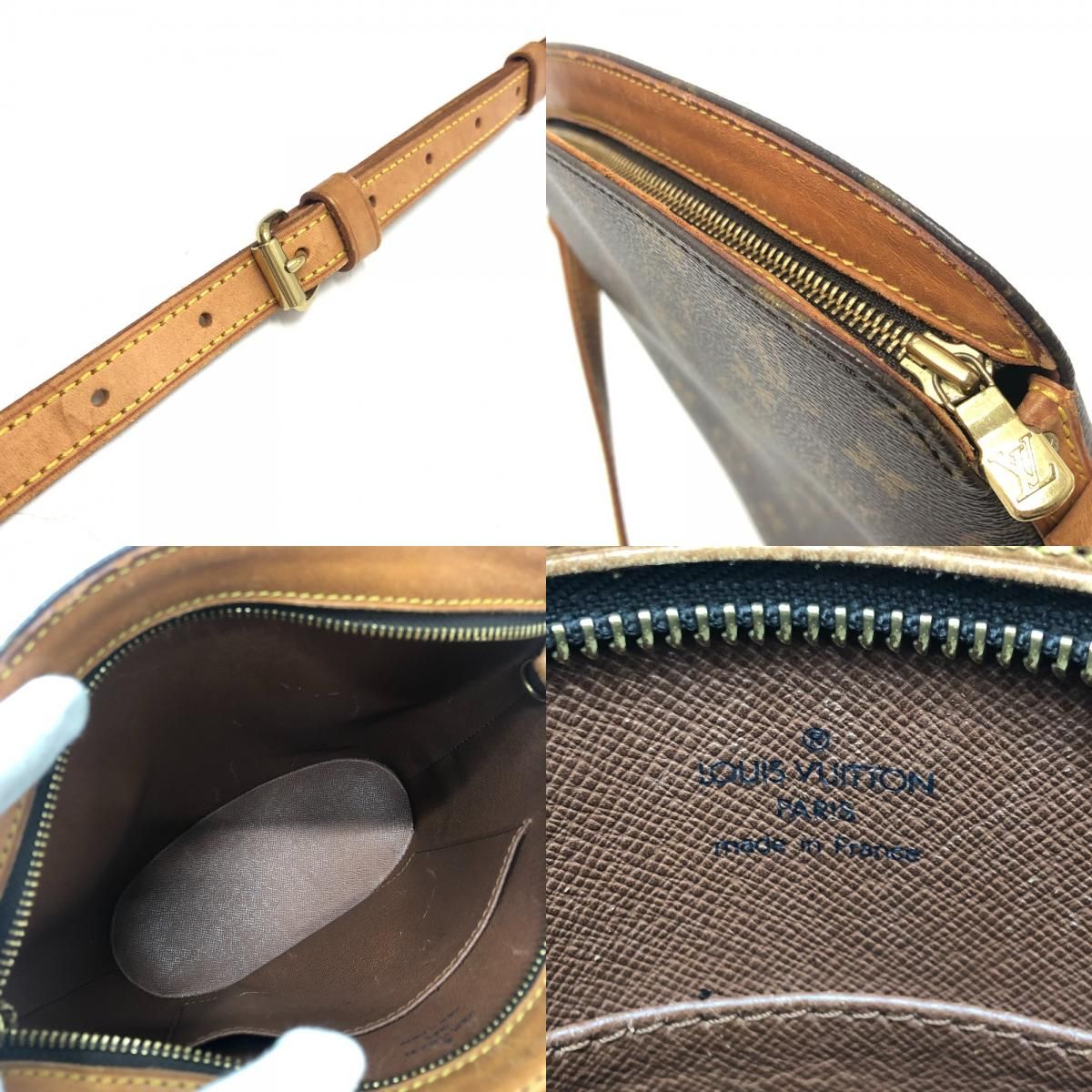 Louis Vuitton Shoulder Bag Monogram Drew Canvas Brown — view 8