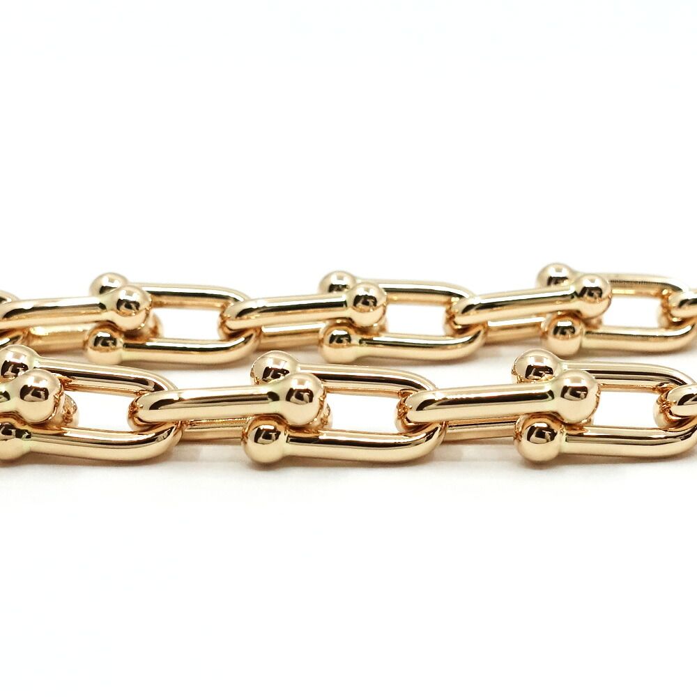 Tiffany & Co 18k Pink Gold HardWear Bracelet Small Link 750 Rose — view 8