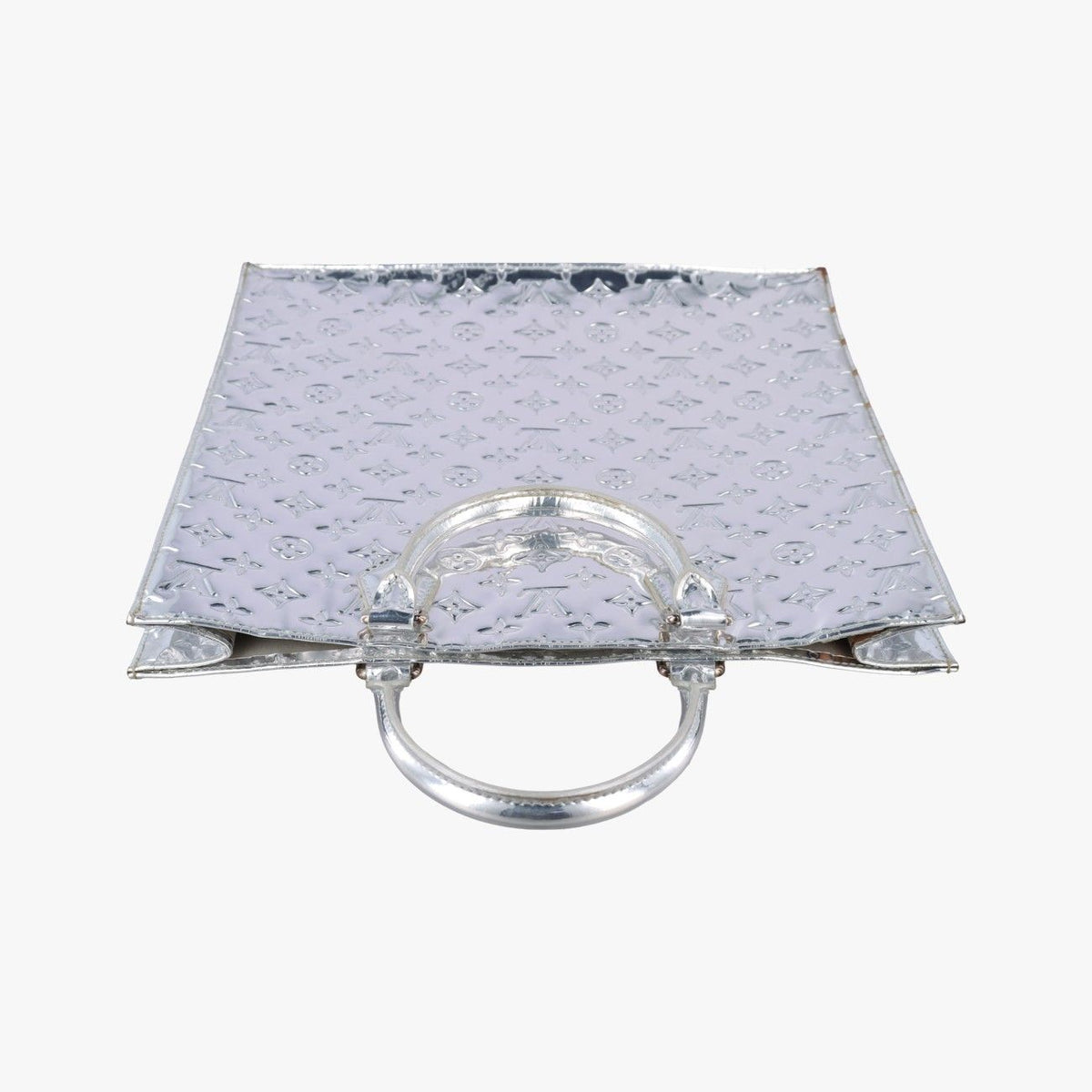 Louis Vuitton Sac Plat Argent Monogram Miroir Handbag — view 8
