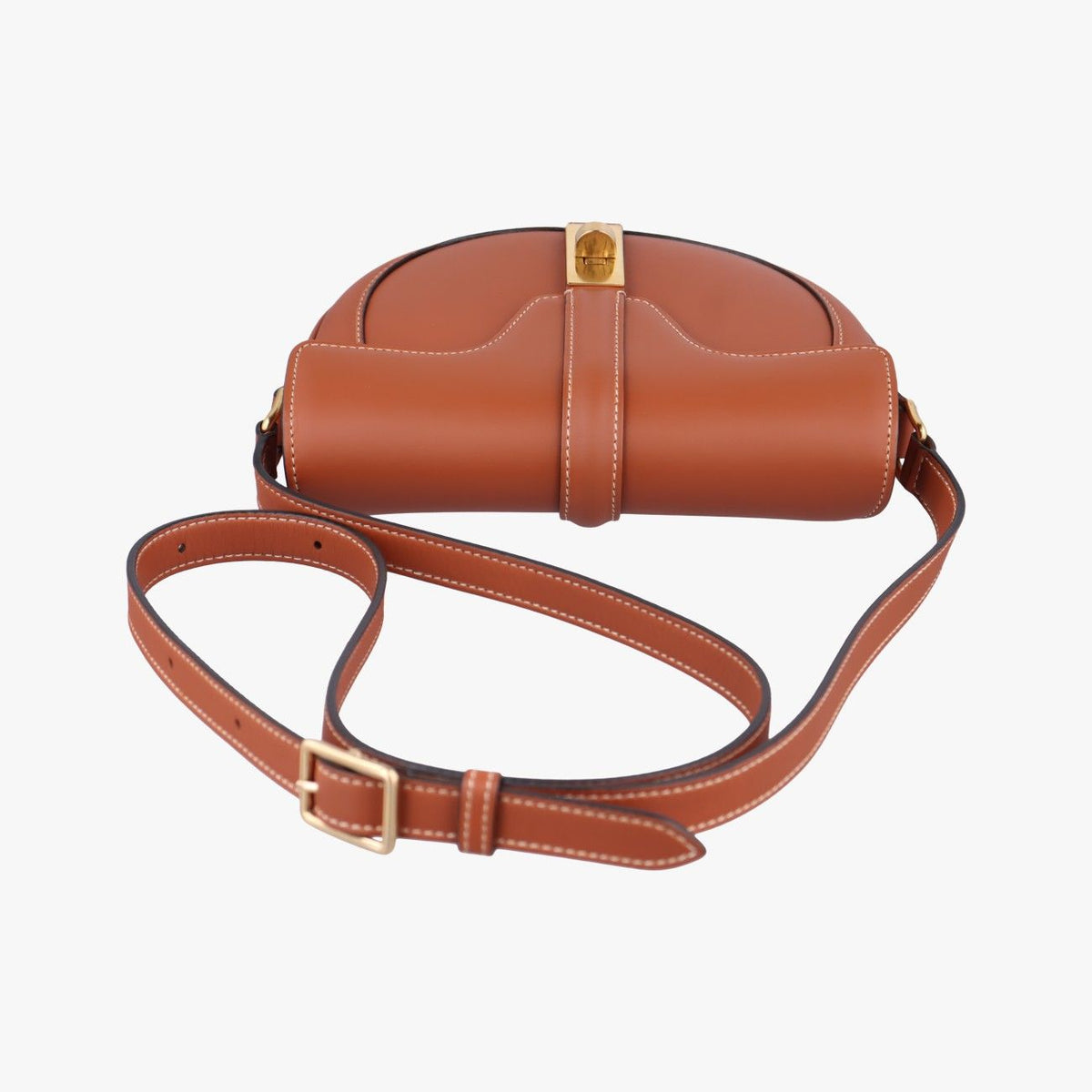 Celine Besace Brown Leather — view 8