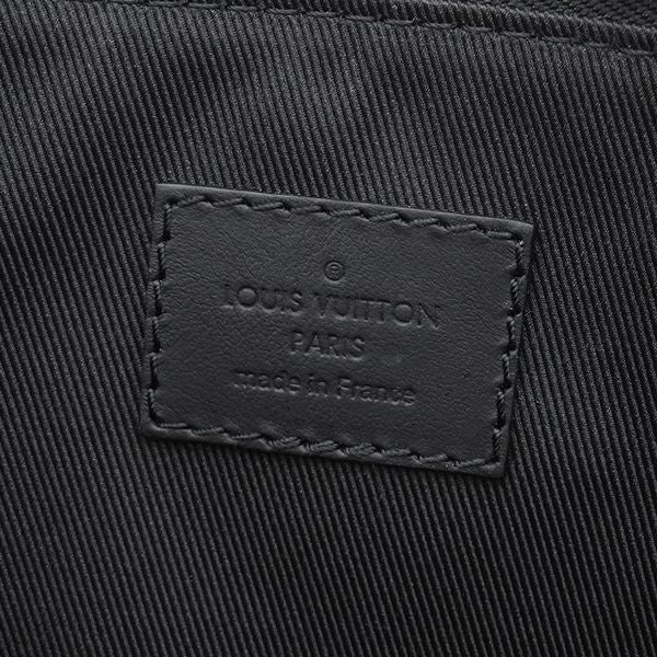 Louis Vuitton Clutch S Lock Pochette Leather Monogram Shadow Black Second — view 8