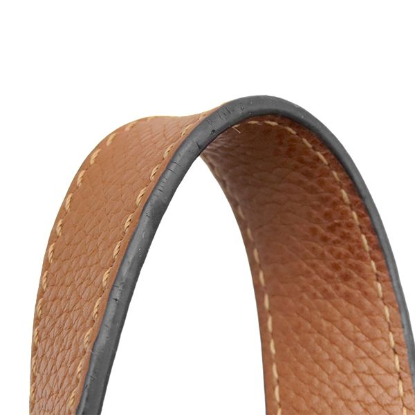 Loewe 2-Way Bag Hammock Bag Small Calfskin Tan Gold Brown Anagram Handbag — view 8