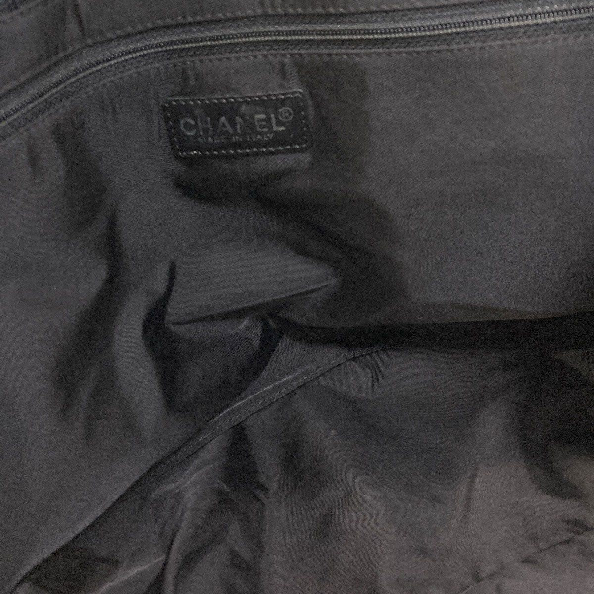 Chanel New Travel Line MM Tote Bag Nylon — view 8
