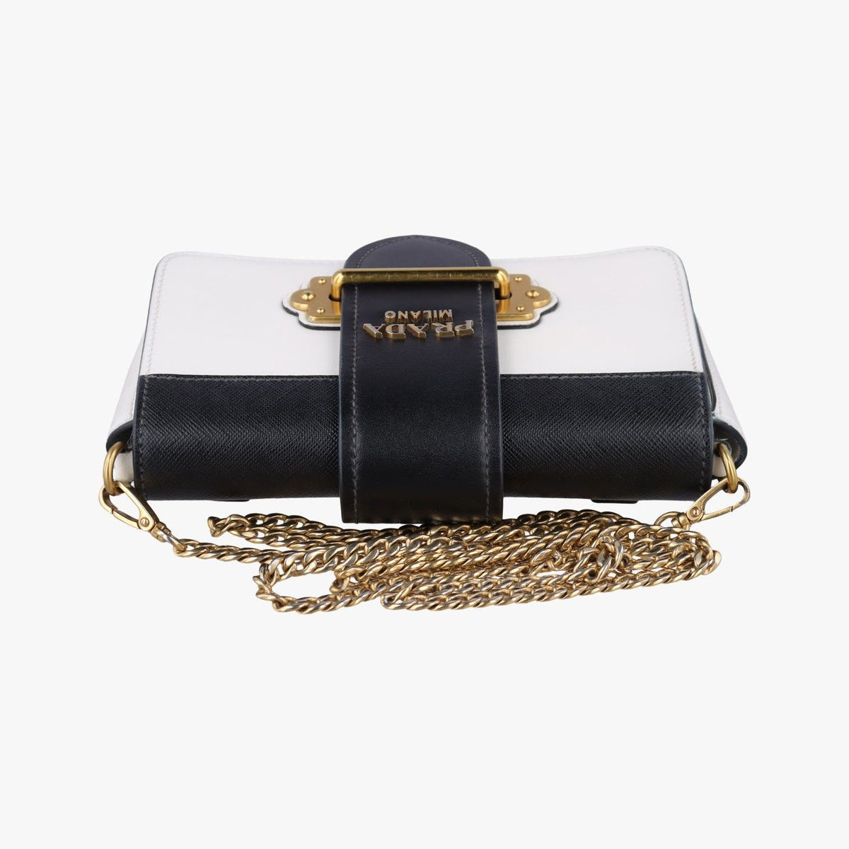Prada Cahier White Leather Saffiano — view 8