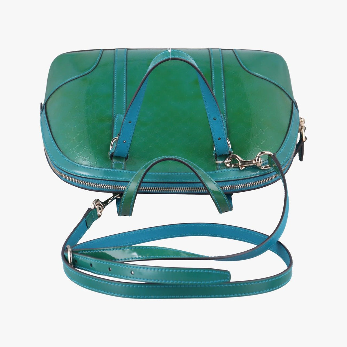 Gucci Micro Guccissima Green Patent — view 8