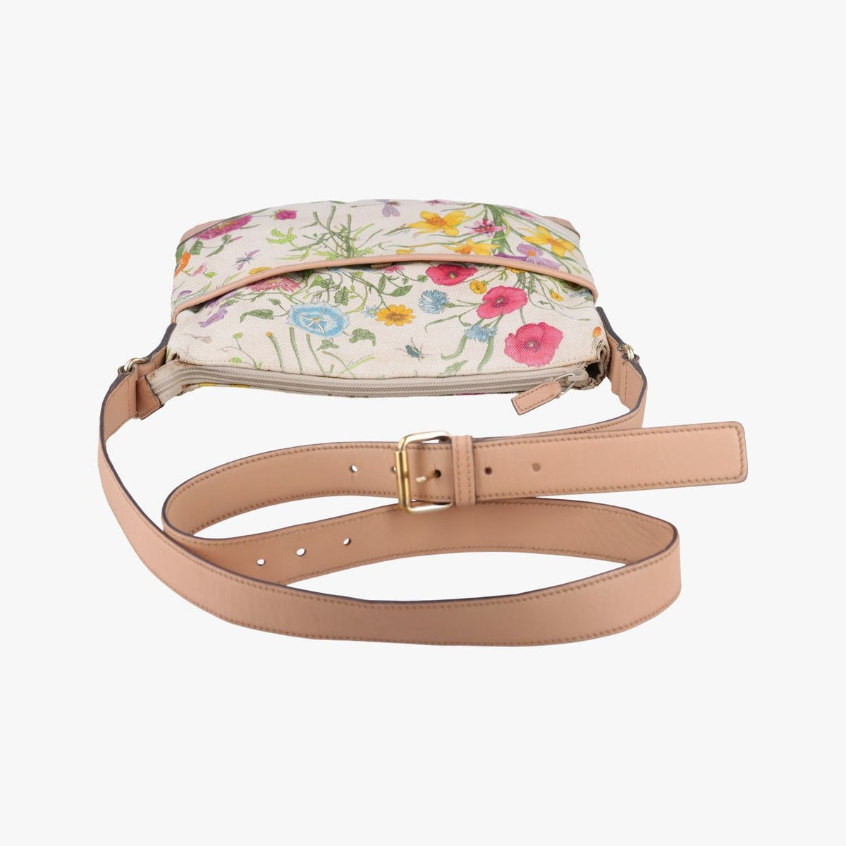 Gucci Flora Multicolor Ivory Canvas Leather — view 8