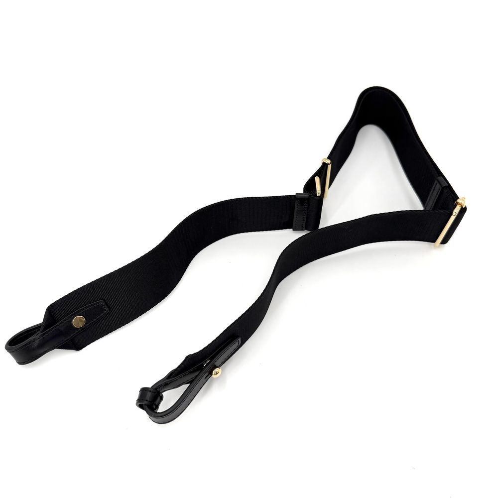 Prada Shoulder Bag Explorer Medium Re-Nylon Black Gold — view 8