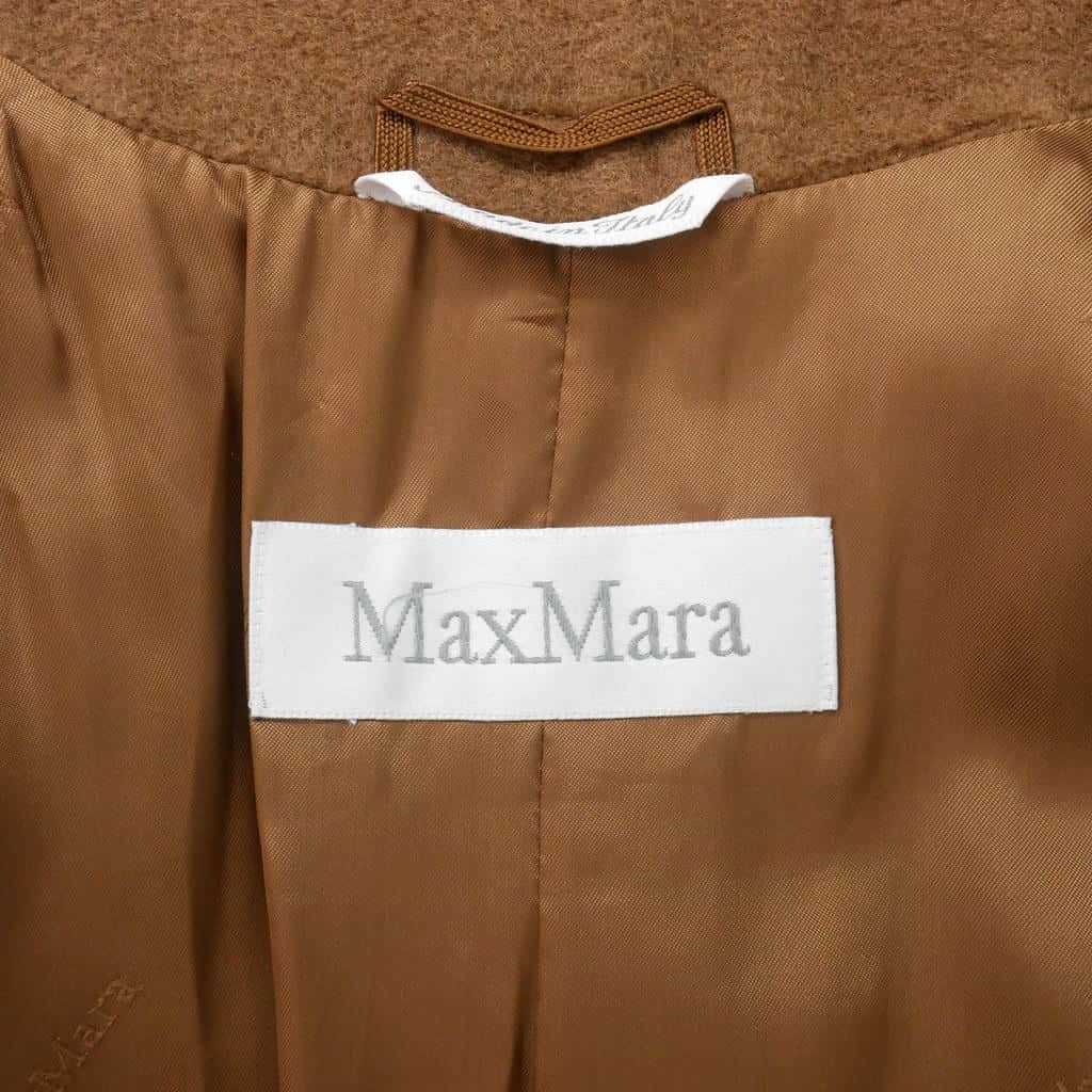 Max Mara Wool Coat Tan — view 8