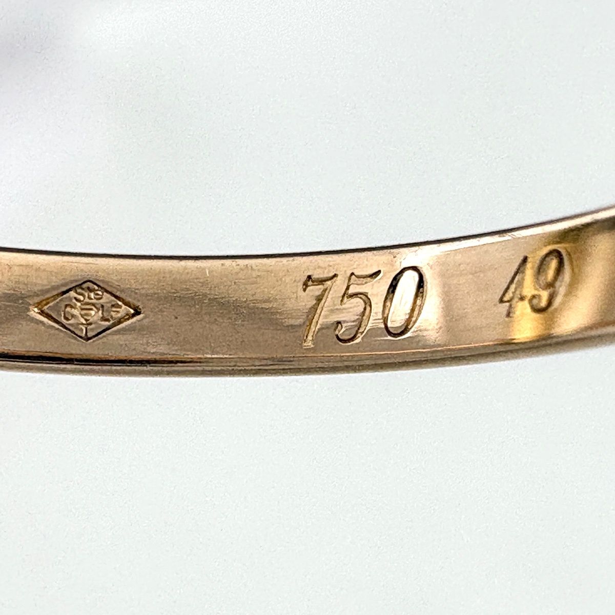 Cartier Trinity Yellow Gold Pink White Ring Three Color — view 5