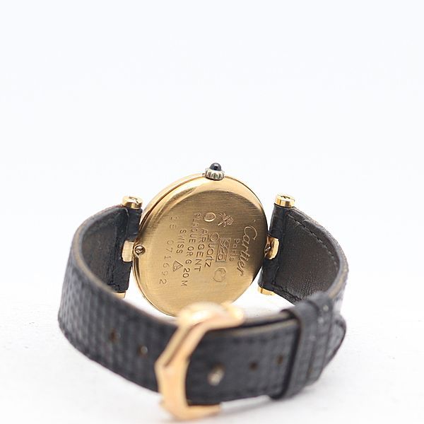 Cartier Must Line Vendome Black Dial Watch — view 4