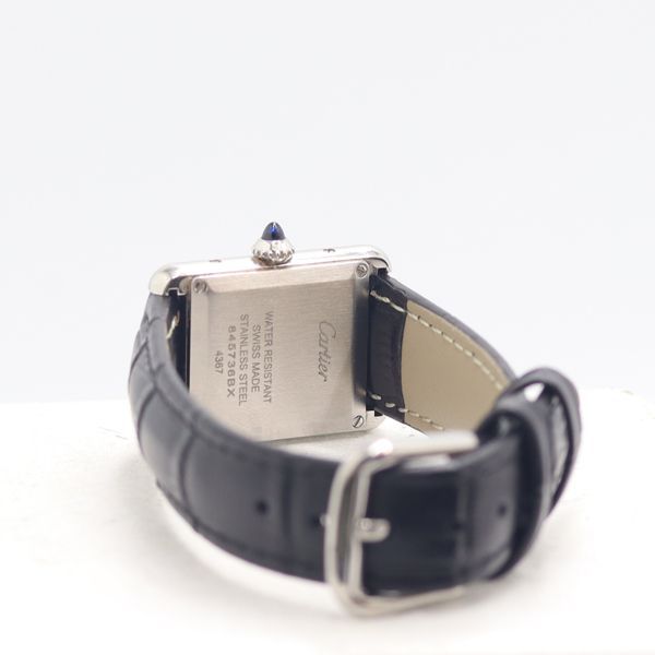 Cartier Tank Must Silver Dial Watch — view 4