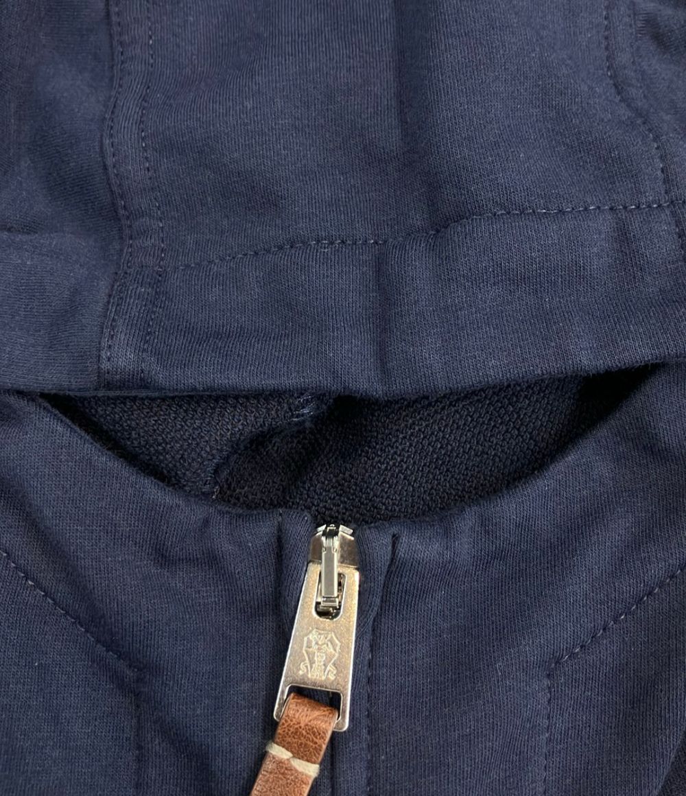 Brunello Cucinelli Hooded Zip-up Vest — view 8