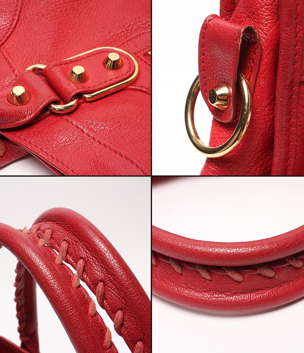 Balenciaga 2-Way Shoulder Bag Classic Metallic Edge City — view 8