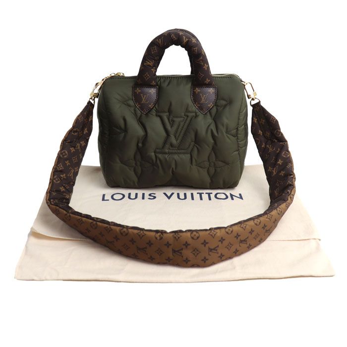 Louis Vuitton LV Pillow Speedy Bandouliere 25 Handbag Khaki — view 7